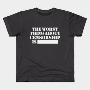 CENSORSHIP Kids T-Shirt